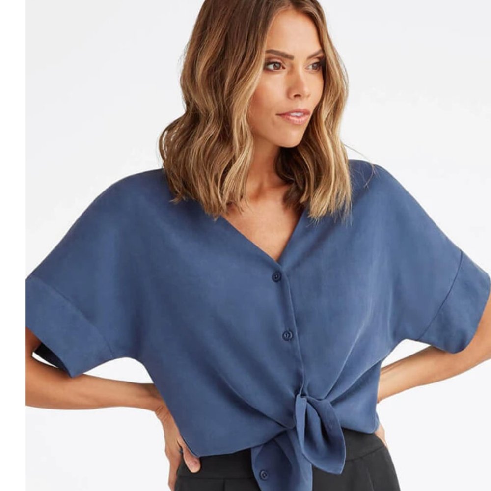 Vetta Capsule Blue Girlfriend Shirt